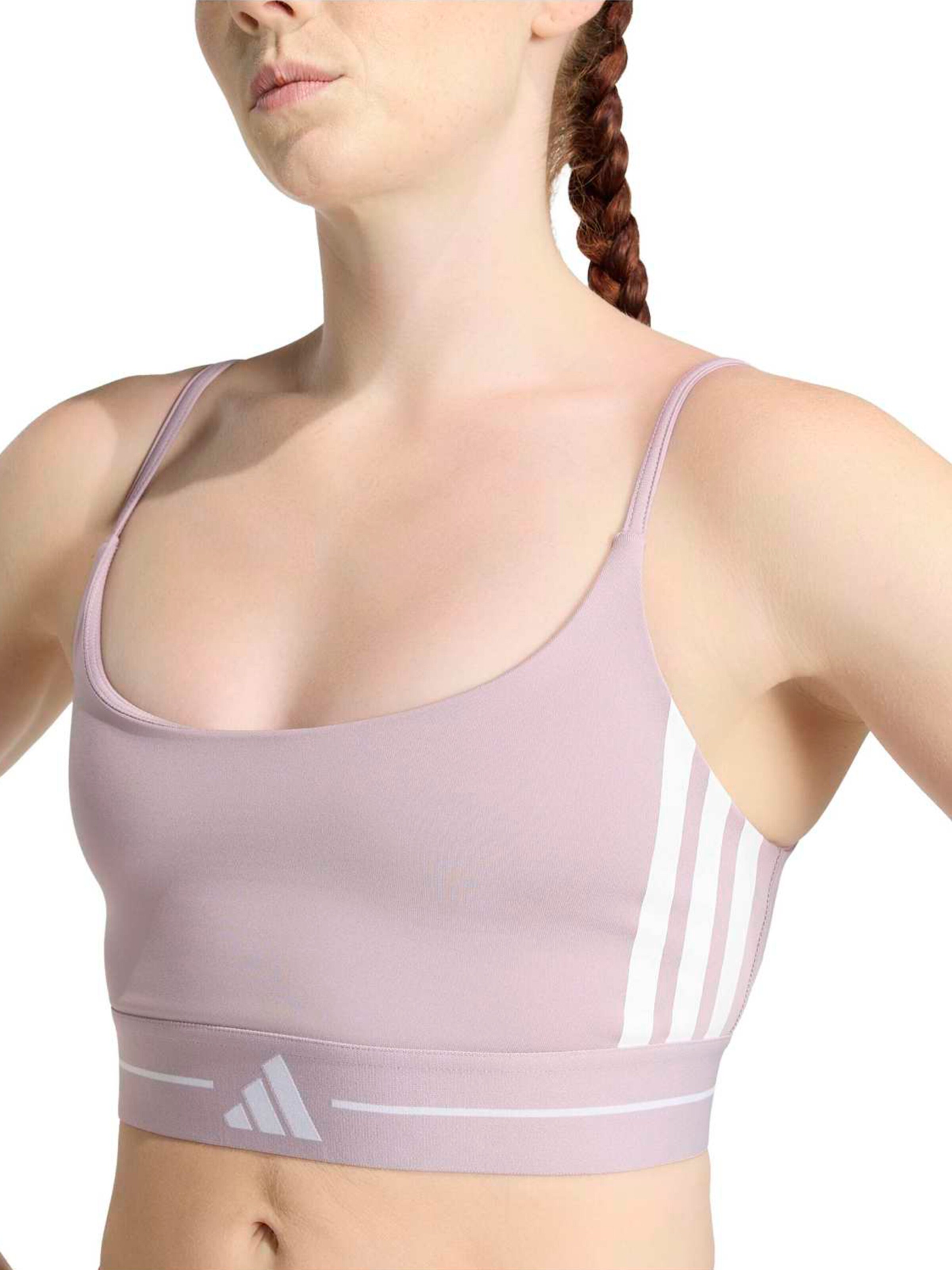 ADIDAS PERFORMANCE Korzetová Sportovní podprsenka 'HYG' – fialová