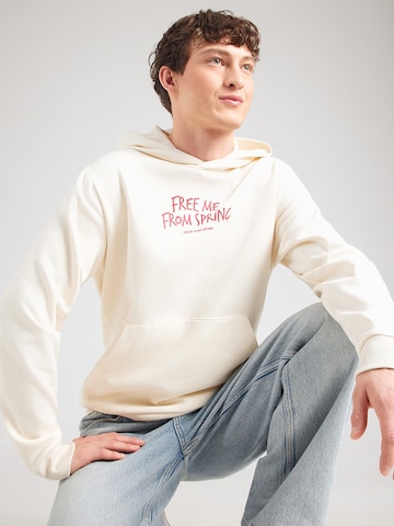 Felpa 'JOROBJECT' di JACK & JONES in bianco