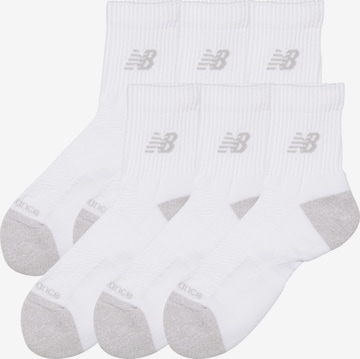 new balance Athletic Socks in White: front