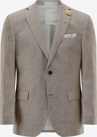 CARL GROSS Regular fit Suit Jacket in Brown: front