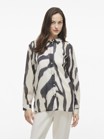 VILA - Blusa en beige: frente