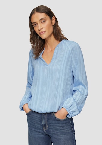 s.Oliver Blouse in Blauw: voorkant