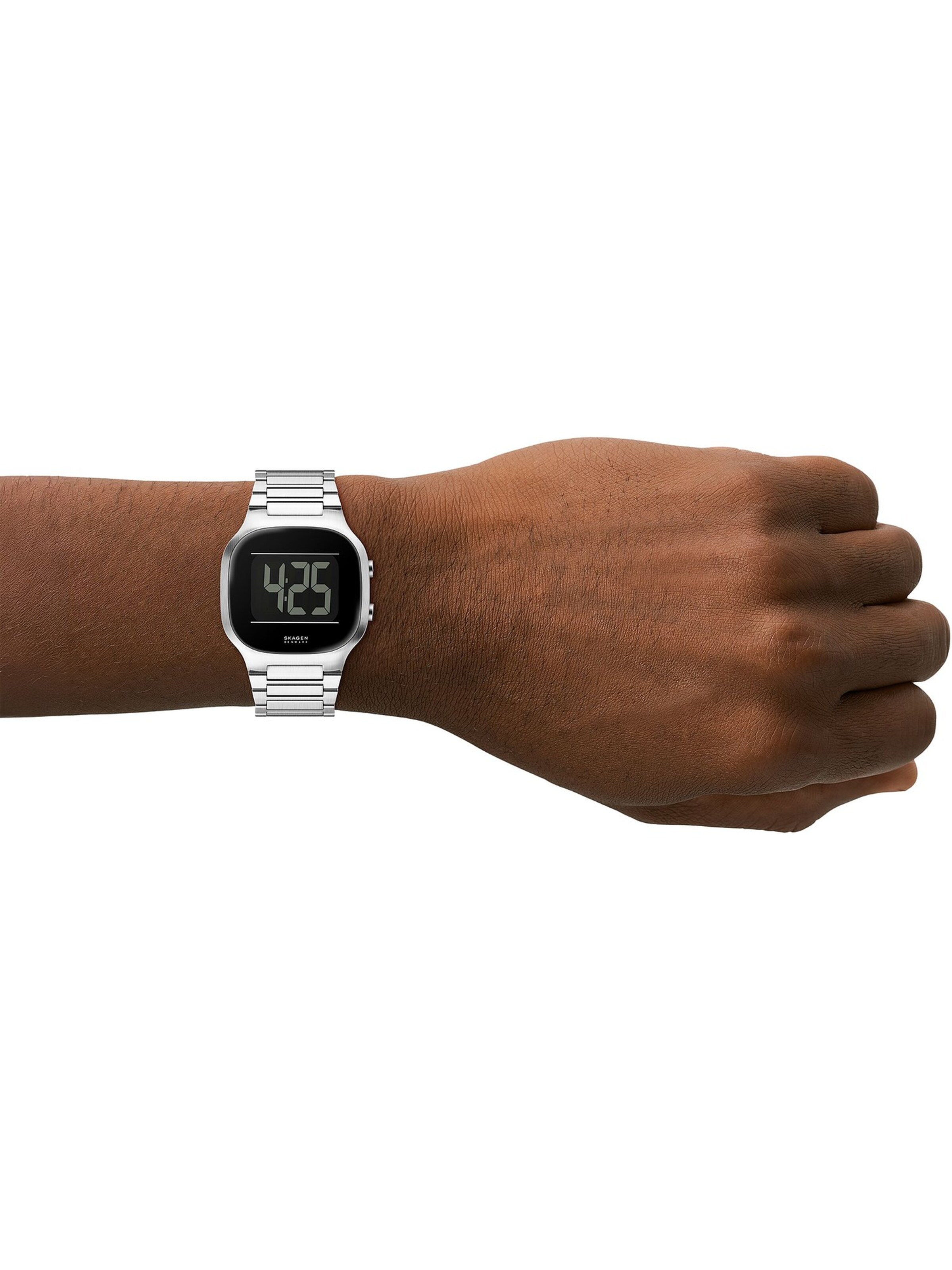 SKAGEN Uhr in Silber: Vorderseite