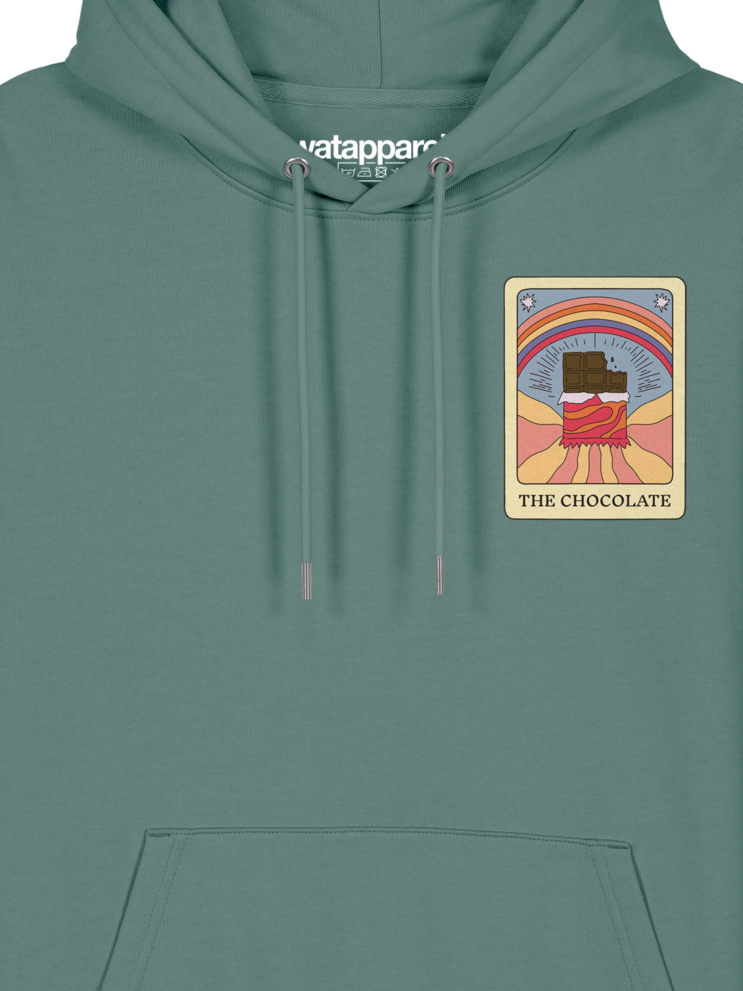 Watapparel Sweatshirt ' Tarot The Chocolate ' in Groen