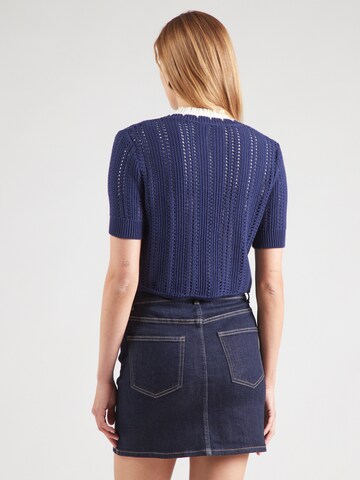 UNITED COLORS OF BENETTON Gebreid vest in Blauw