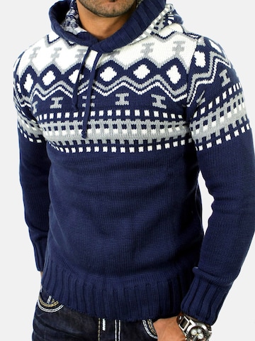 Reslad Sweater 'RS3013' in Blue: front