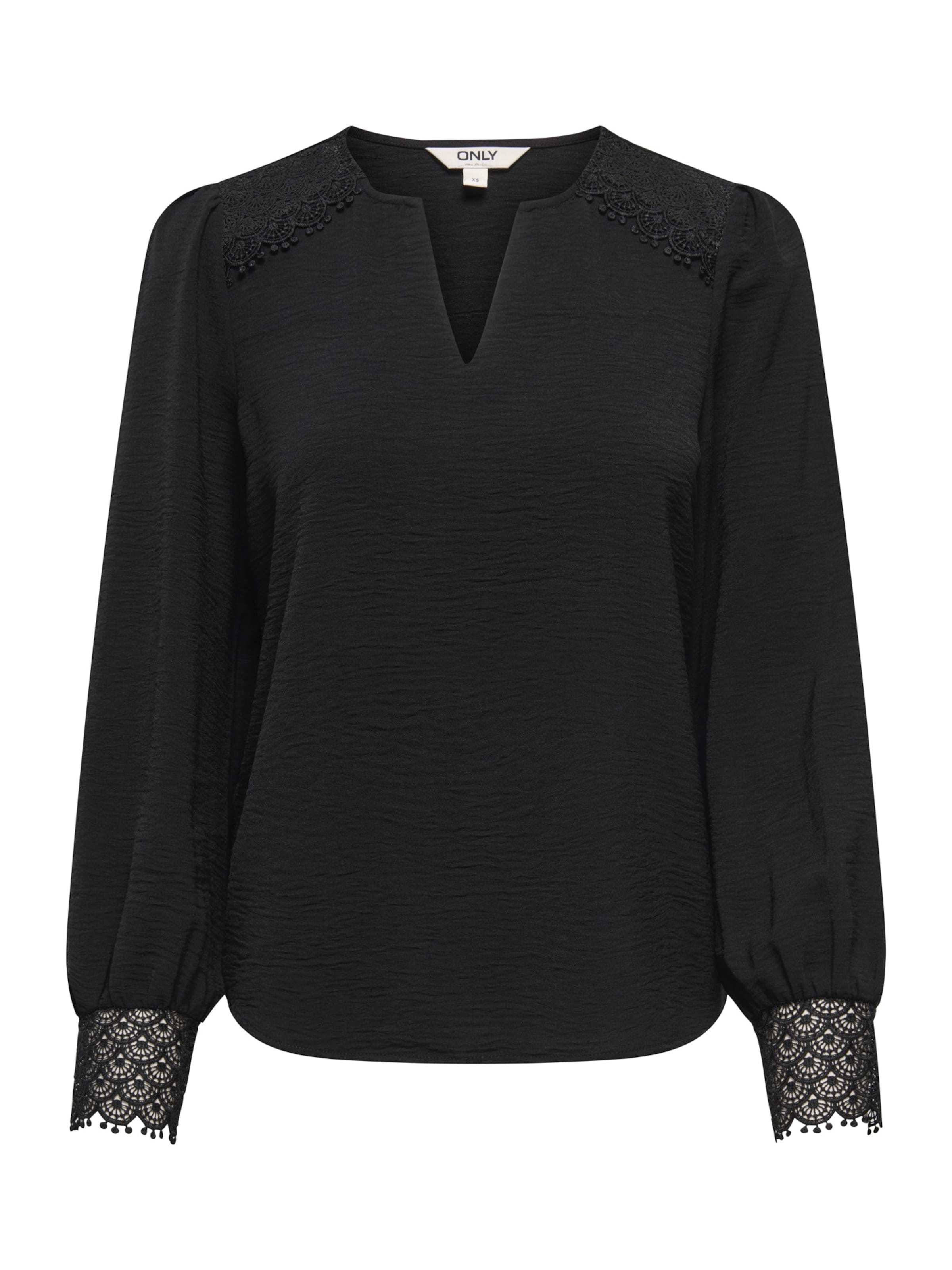 ONLY Bluse 'ONLCERENA METTE' in Schwarz: Vorderseite