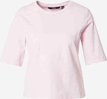 Tricou 'OCTAVIA' de la VERO MODA pe roz: față