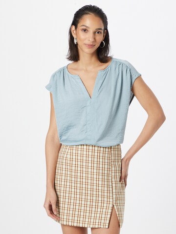 Lindex Blouse 'Adele' in Blue: front
