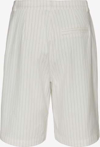 Noisy may Regular Pleat-Front Pants 'Suita' in White