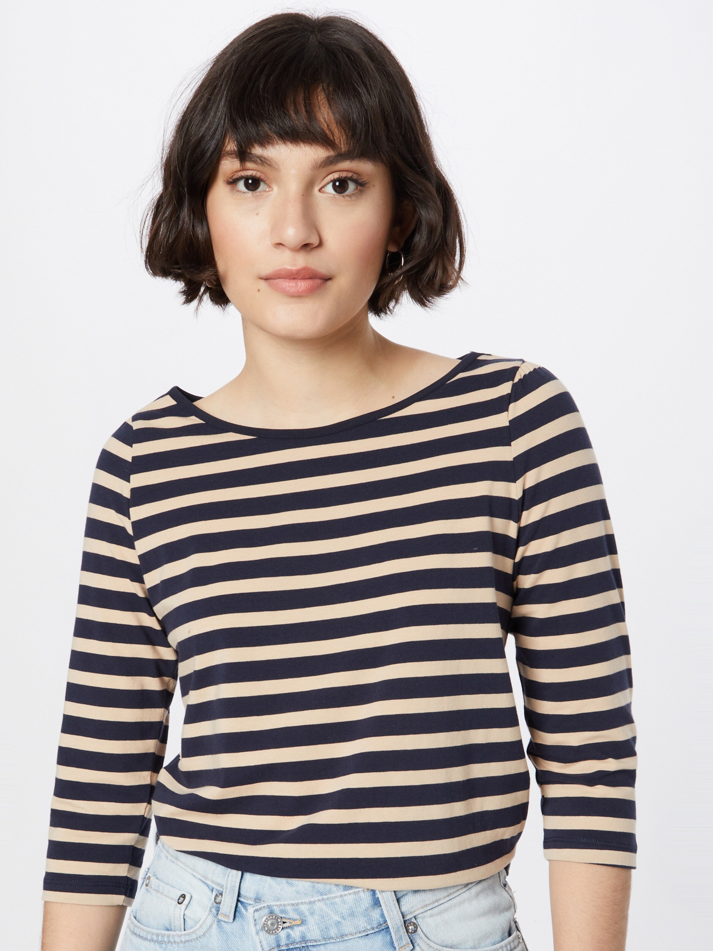 NÜMPH Shirt 'DAIA' in Night Blue, Cappuccino | ABOUT YOU