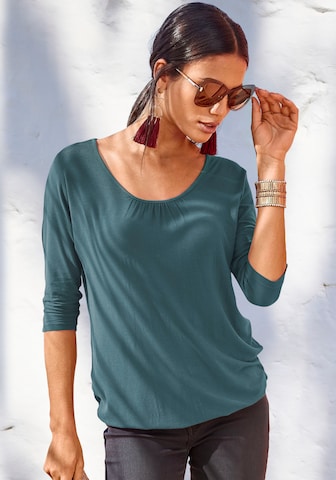 LASCANA Shirt in Green