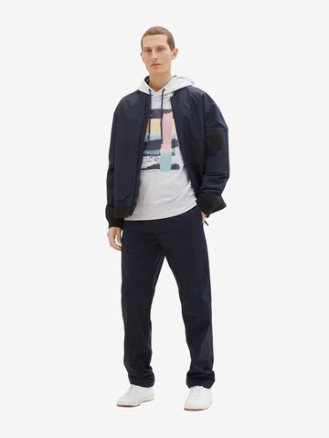 TOM TAILOR Sweatshirt in Grey