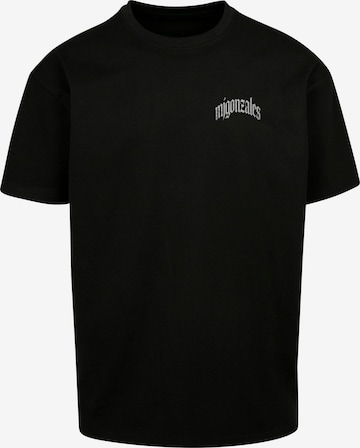 MJ Gonzales Shirt 'Blessed x' in Black: front