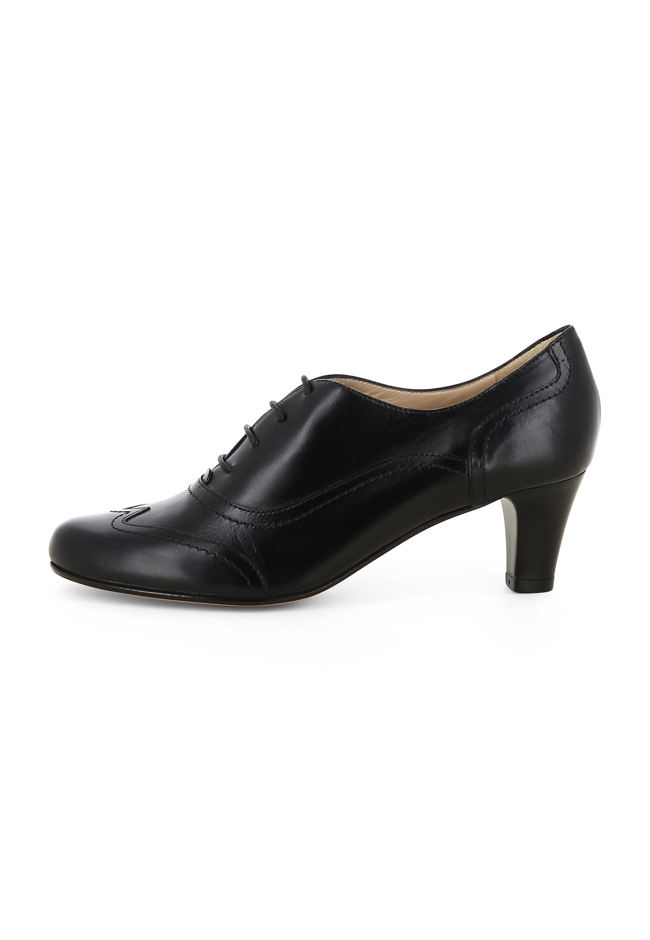 EVITA Pumps met hoge voorkant 'Giusy' in Zwart: voorkant