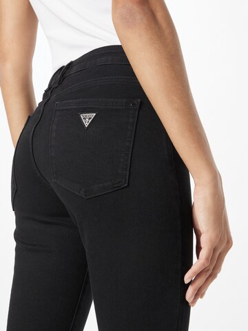 Skinny Jeans 'Annette' de la GUESS pe negru