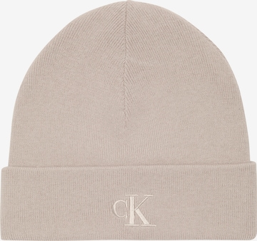 Bonnet Calvin Klein en marron : devant