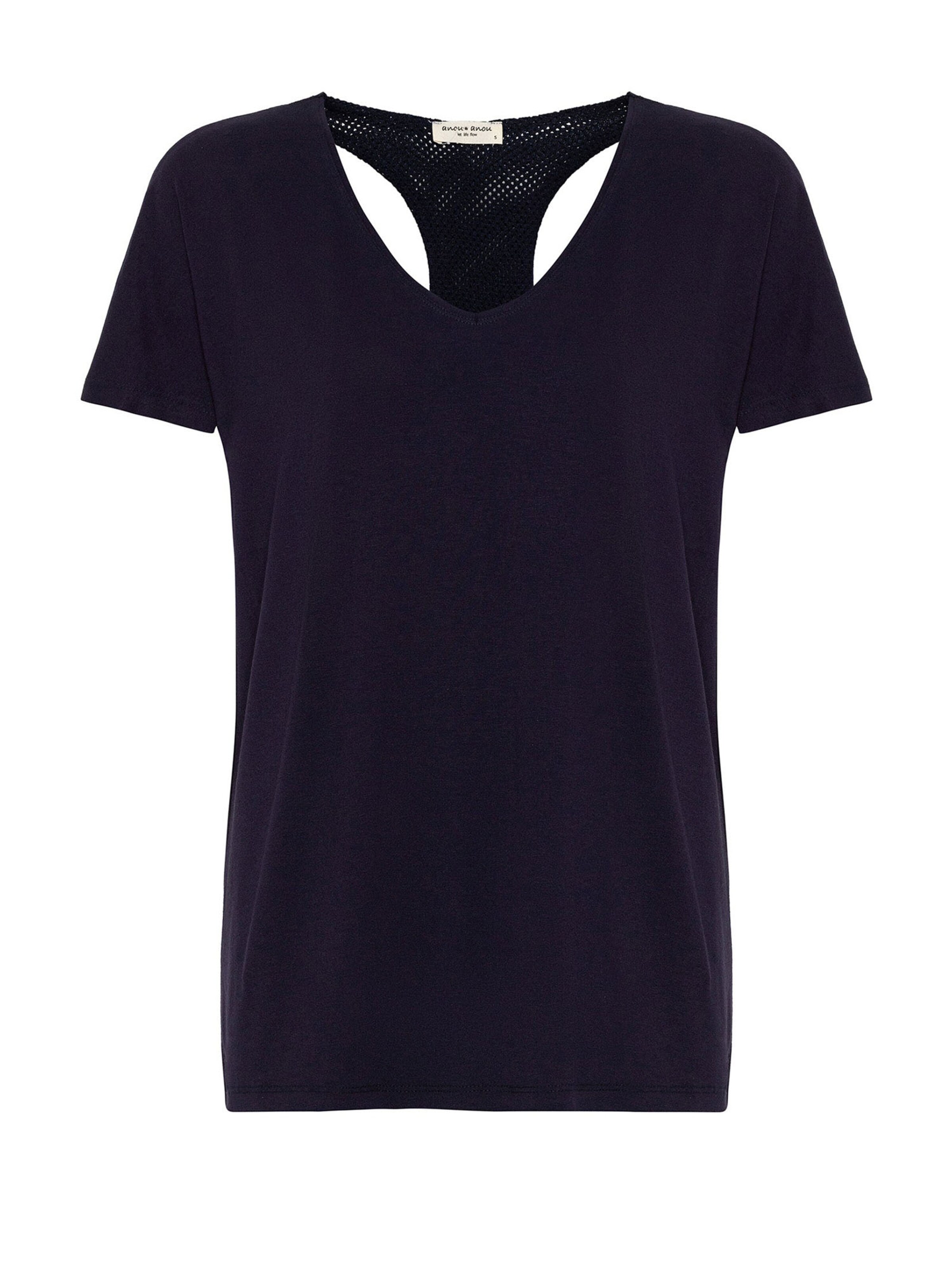 Maglietta di Anou Anou in blu: frontale