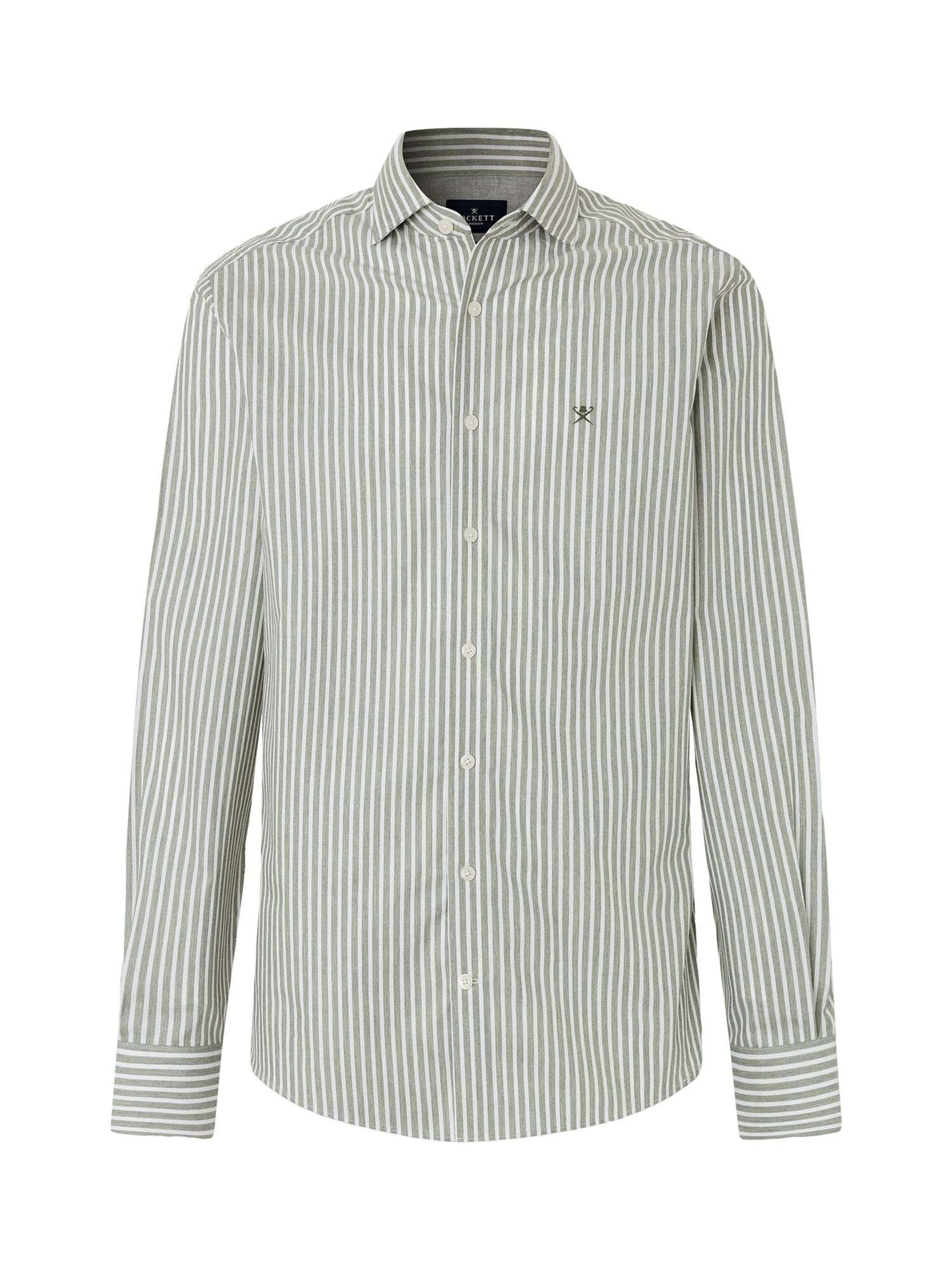 Hackett London Button Up Shirt in Green: front