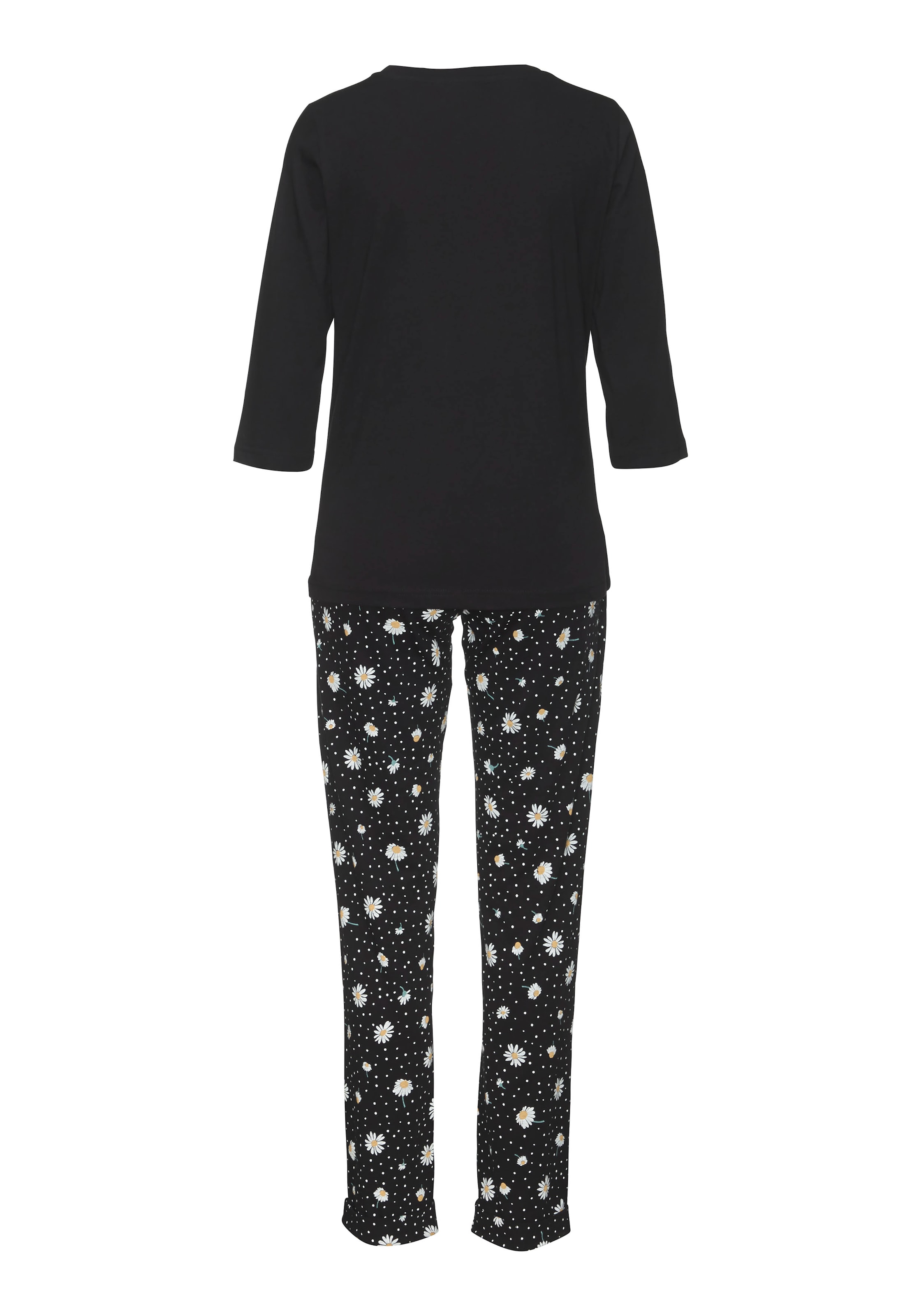 VIVANCE Pyjama in Schwarz