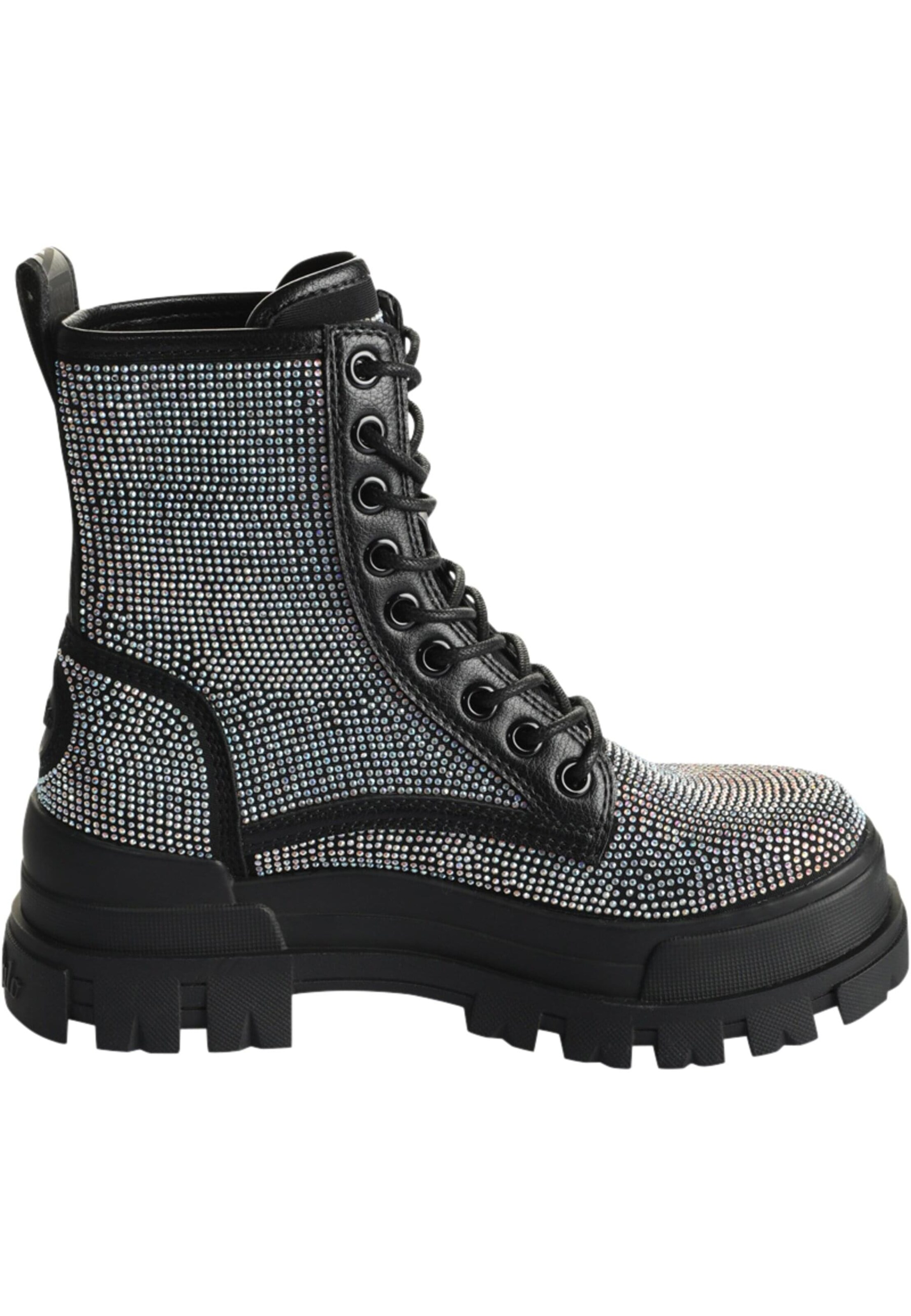 BUFFALO Paeltega poolsaabas 'Aspha', värv must