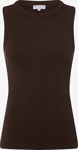 Marie Lund Top in Brown: front