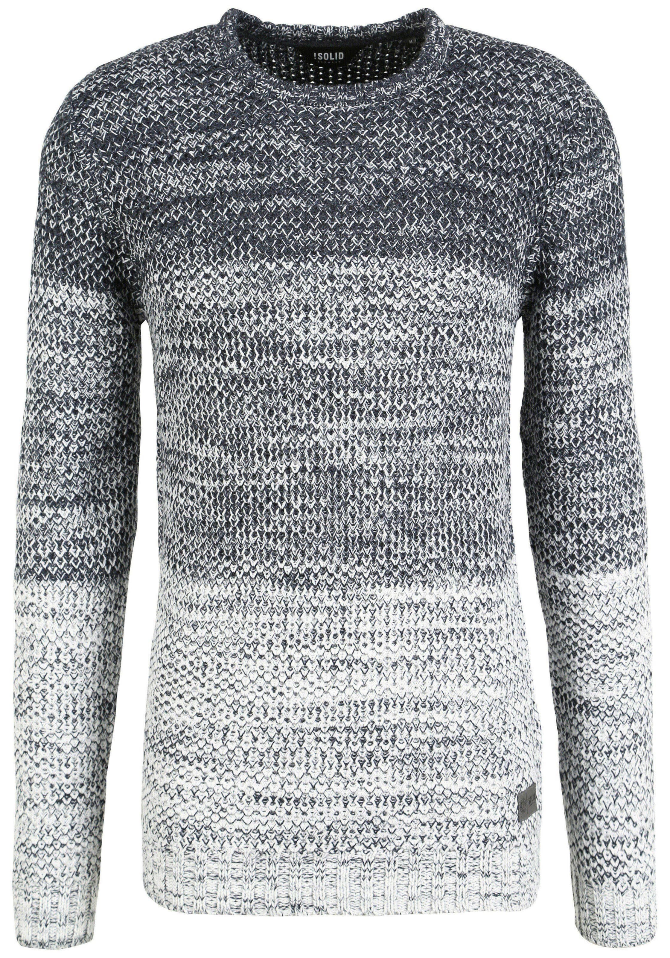 !Solid Pullover 'SDAyton' in Blau: Vorderseite