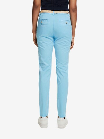 Coupe slim Pantalon ESPRIT en bleu