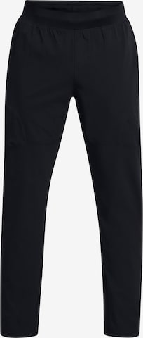 UNDER ARMOUR Tapered Sportsbukser 'Unstoppable' i sort: forside