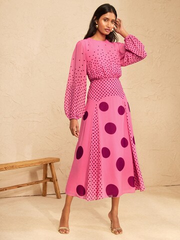 love & roses Kleid in Pink