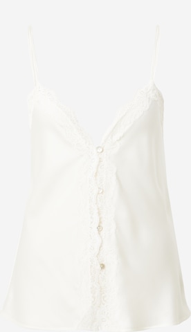 ETAM Slaapshirt 'PURE SENSUAL' in Wit: voorkant