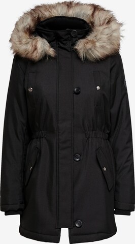 Parka d’hiver 'Iris' ONLY en noir : devant