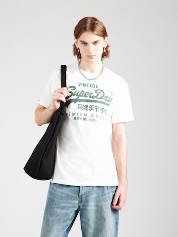 Superdry T-shirt i grön: framsida
