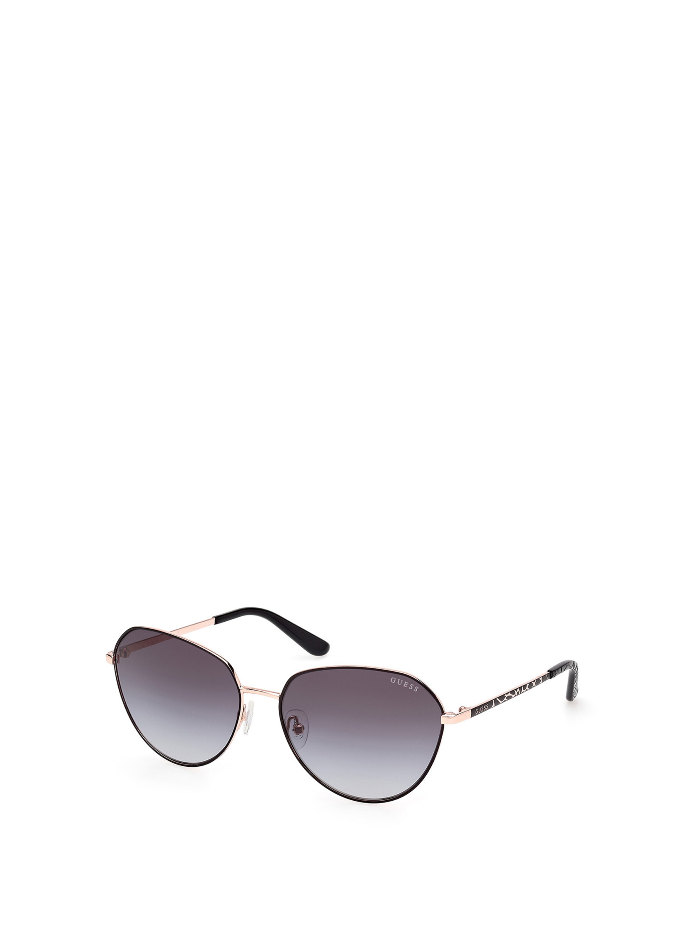 GUESS Sonnenbrille in Schwarz: Vorderseite