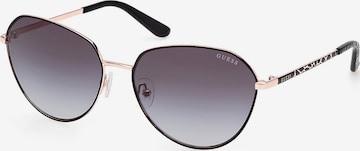 GUESS Sonnenbrille in Schwarz: Vorderseite