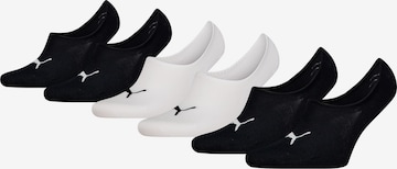 PUMA Ankle Socks in Black: front