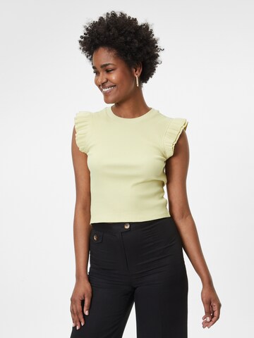 TOM TAILOR DENIM Top in Yellow: front