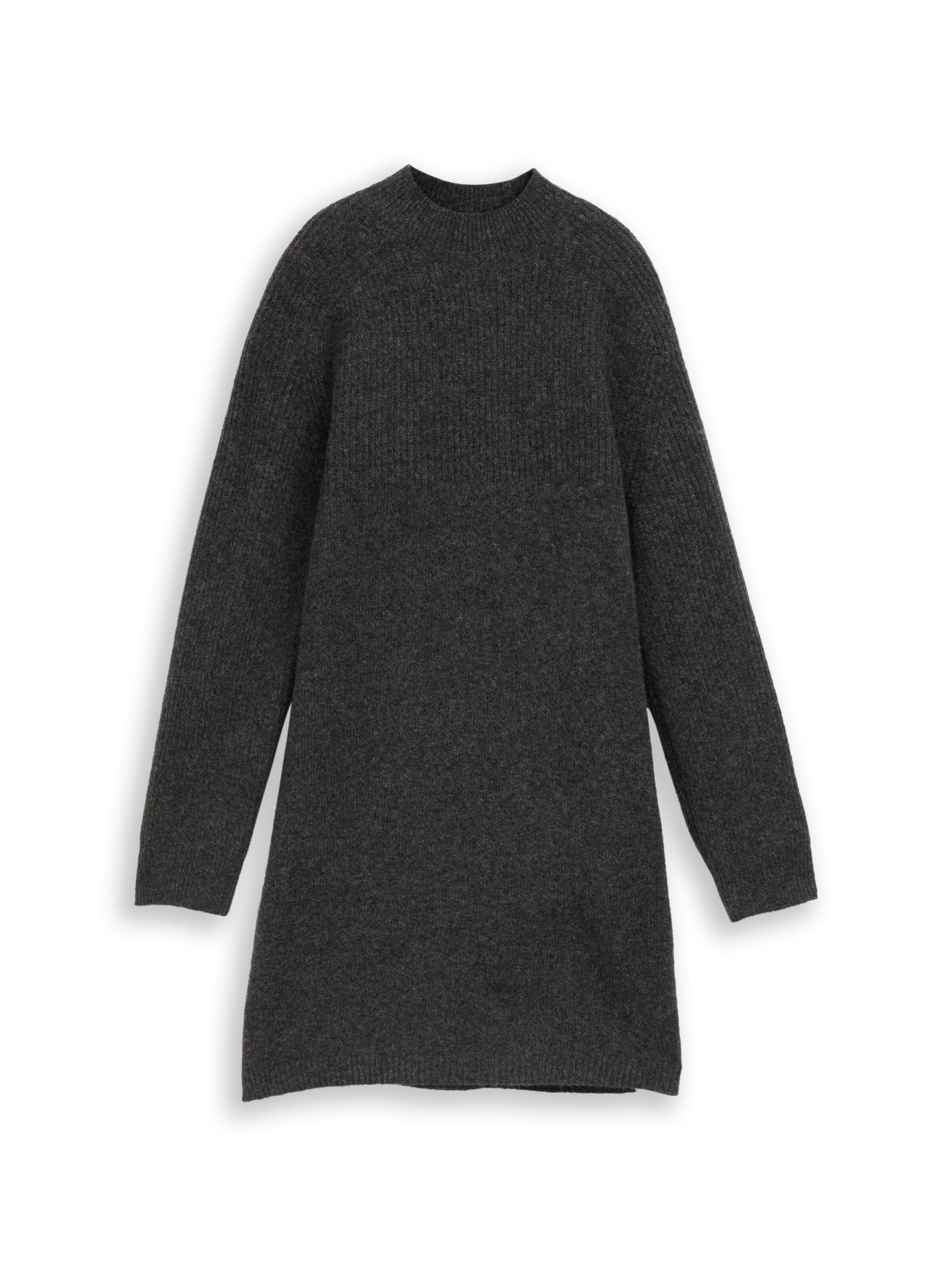 TOM TAILOR DENIM - Vestido de malha em cinzento: frente
