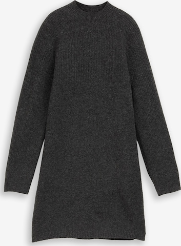 TOM TAILOR DENIM - Vestido de malha em cinzento: frente