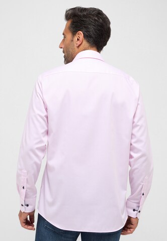 ETERNA Comfort fit Button Up Shirt in Pink