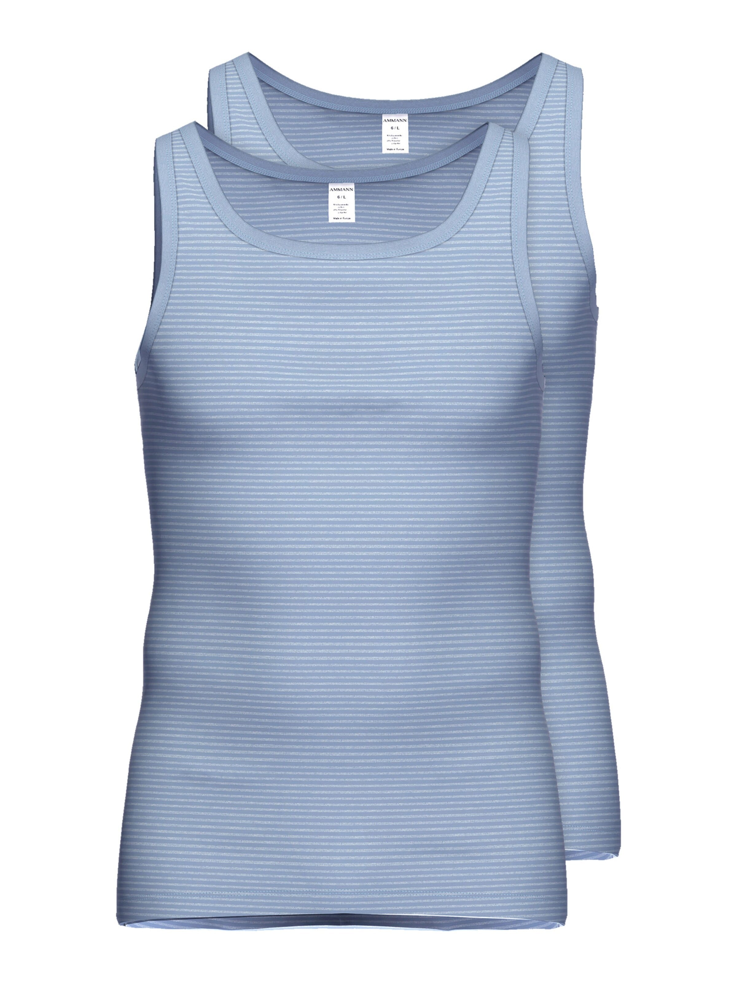 Ammann Unterhemd 'Day Classic'‌‌‌‌‌‌‌‌‌ in Blau: Vorderseite