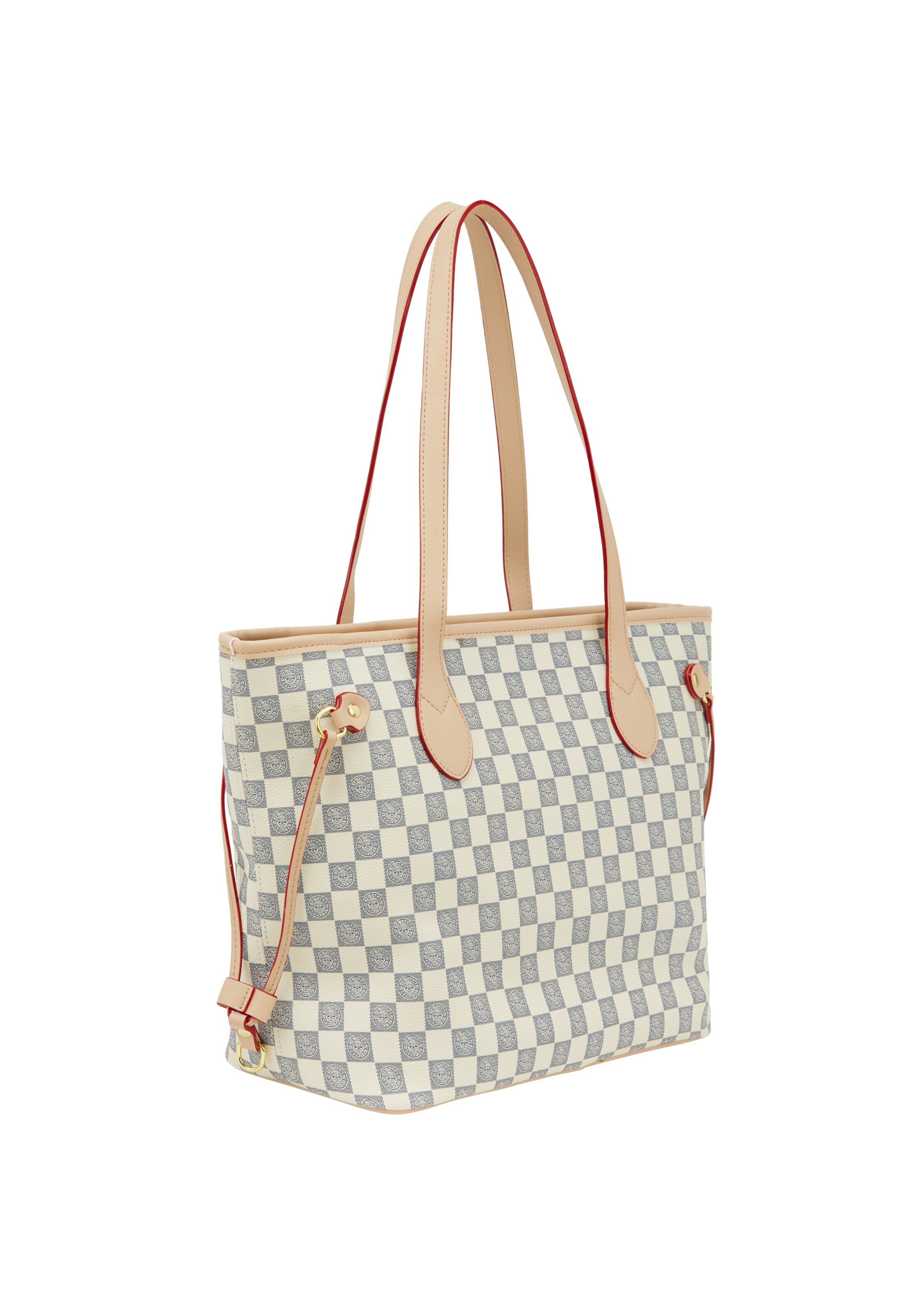 MYMO Torba shopper 'Pop Eyetheme' w kolorze szary