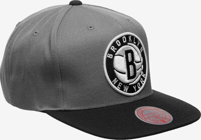 Mitchell & Ness Cap 'NBA Brooklyn Nets' in grau / schwarz / weiß, Produktansicht