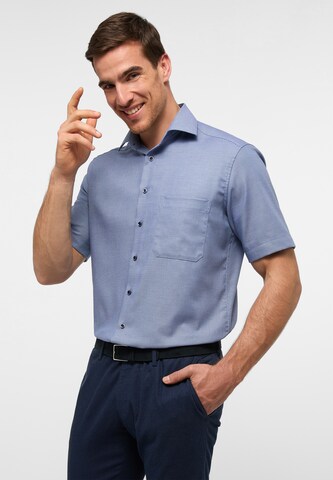ETERNA Regular Fit Hemd in Blau: Vorderseite