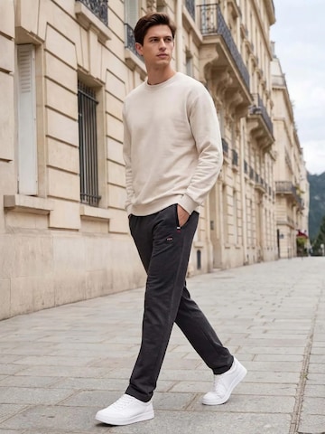 Tommy Life Regular Sports trousers in Grey: front
