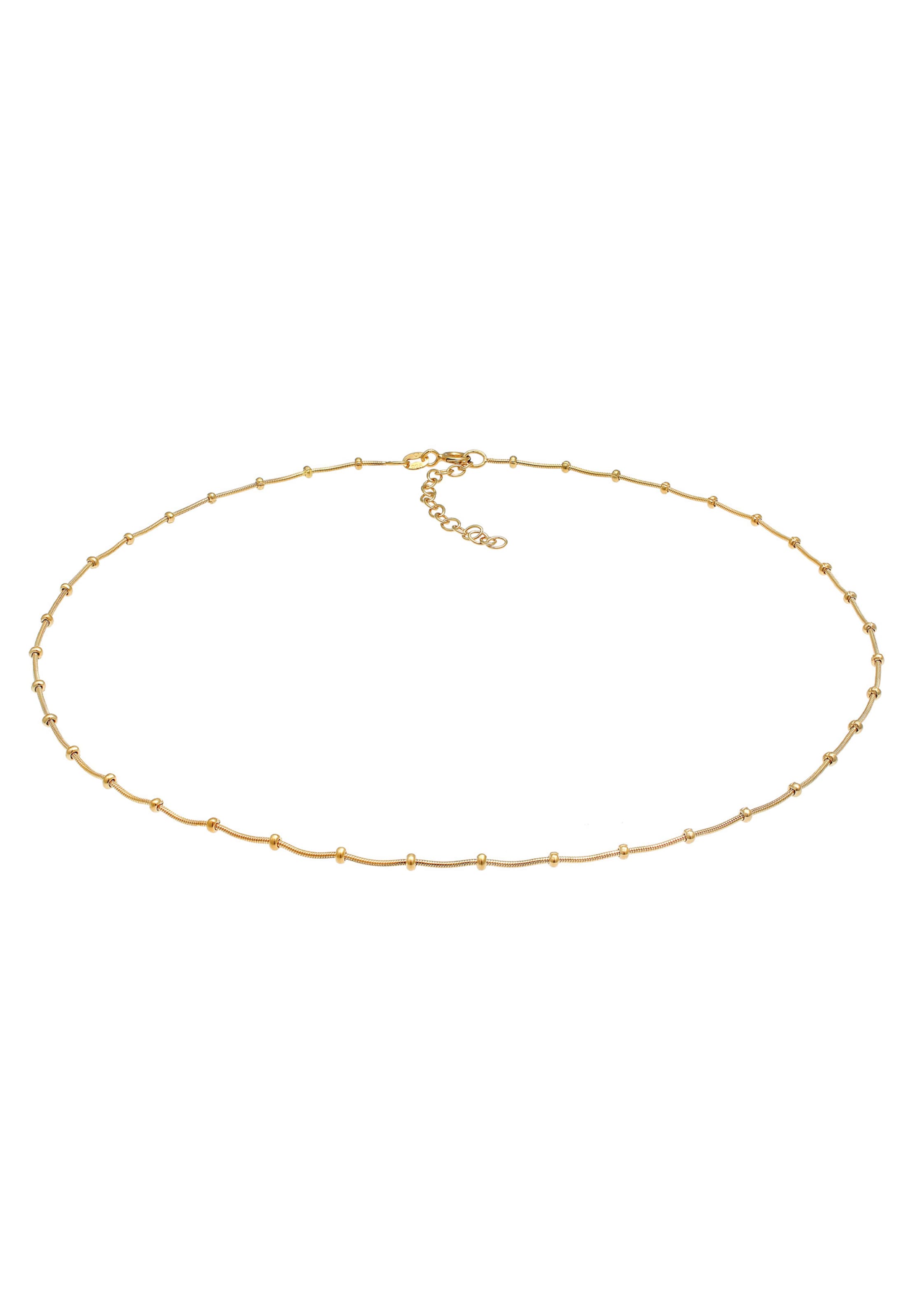 ELLI Ketting 'Kugel' in Goud: voorkant