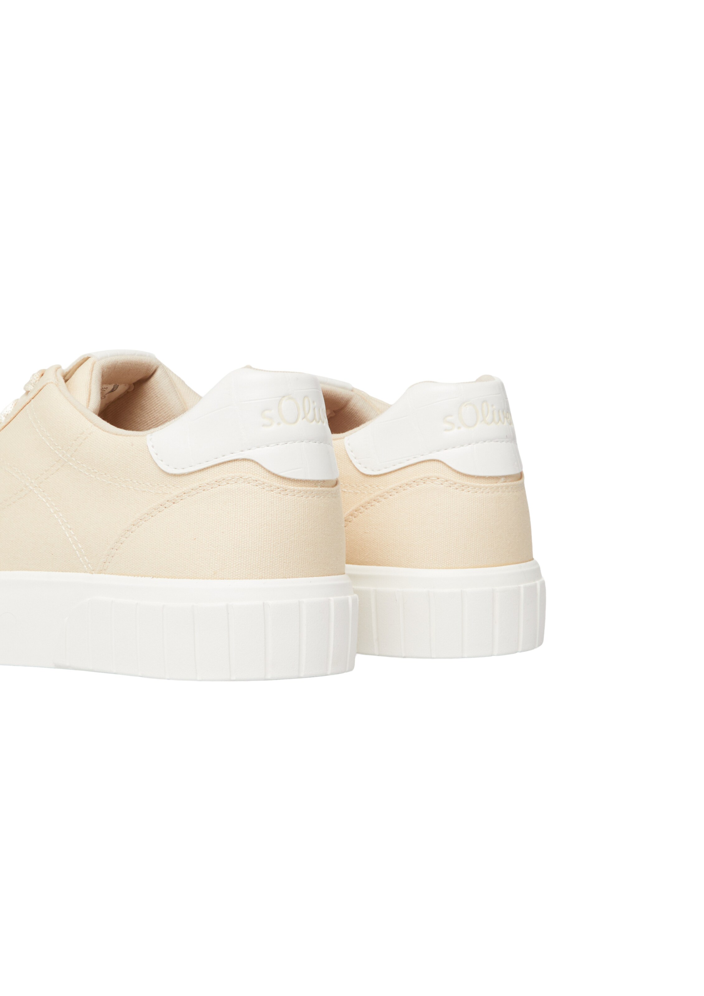 s.Oliver Platform trainers in Beige