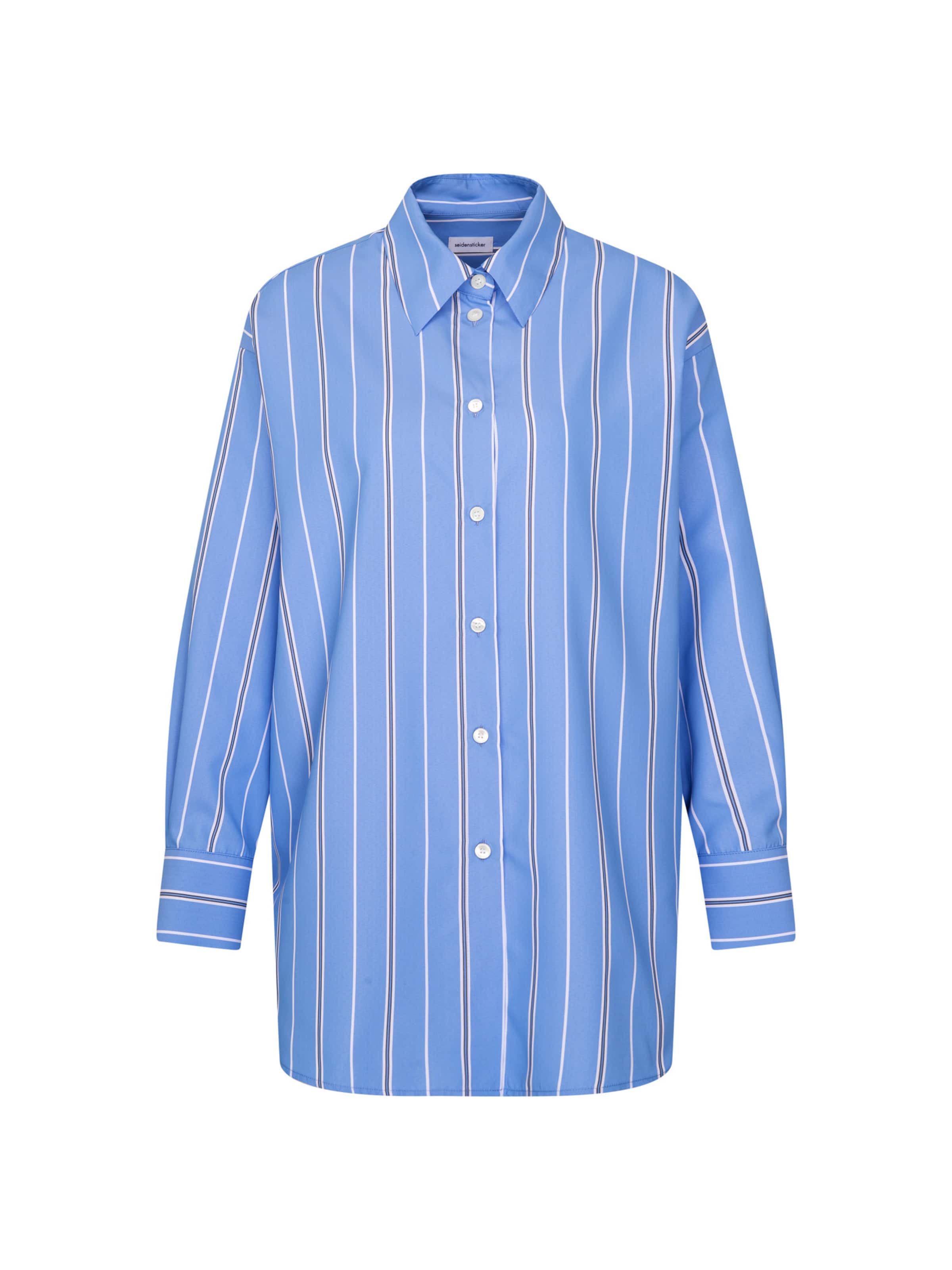 SEIDENSTICKER Bluse in Blau: Vorderseite