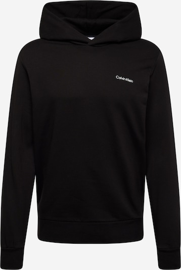 Calvin Klein Sweatshirt 'Angled' in de kleur Zwart / Wit, Productweergave
