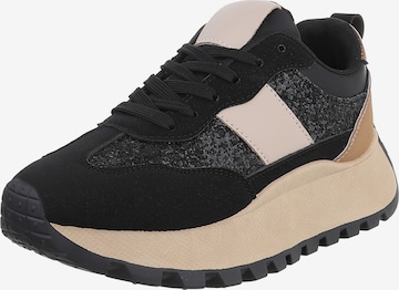 Ital-Design Sneaker in Schwarz: Vorderseite